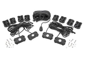 Yamaha Viking LED Rock Light Kit - Rough Country - 4 Piece Set - '14-'19